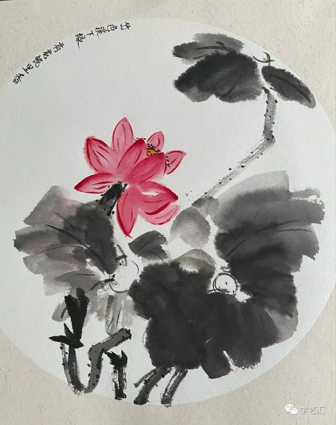 绘画水墨作品大全,水墨画儿童绘画技法新教程