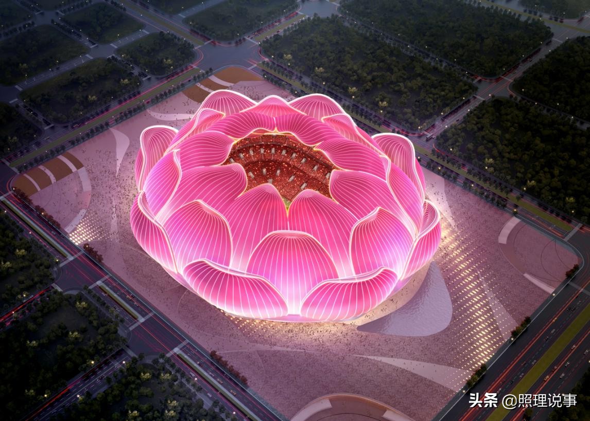 许家印谈恒大足球场,海花岛许家印发布会