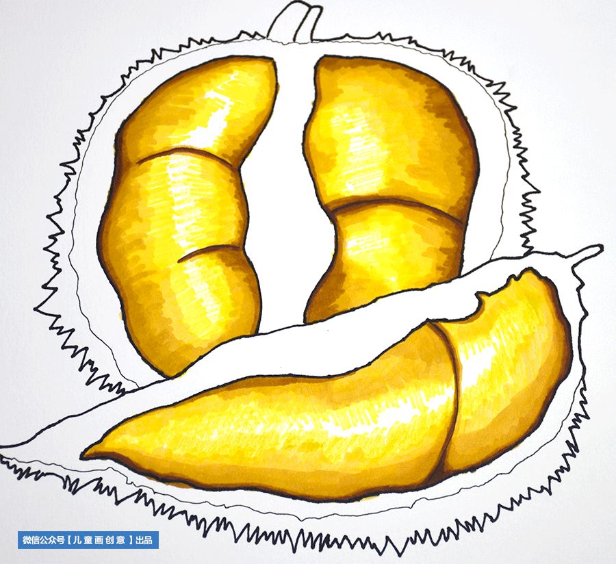 创意趣味儿童画水果,水果简笔画儿童画教程