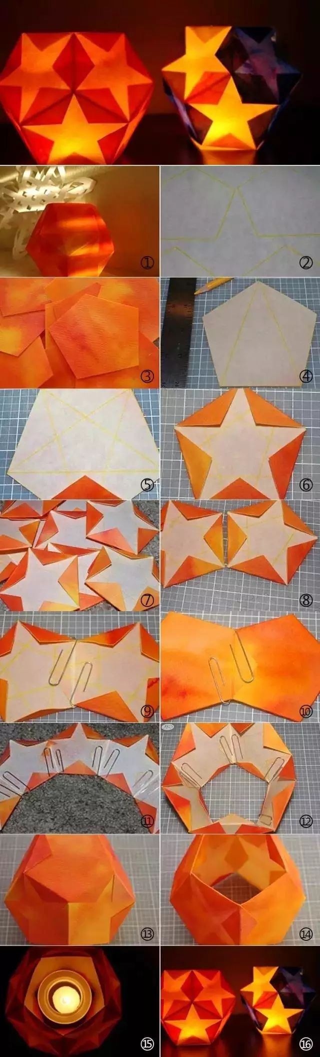 迎接新年的剪纸灯笼,做灯笼来点过年的气氛吧