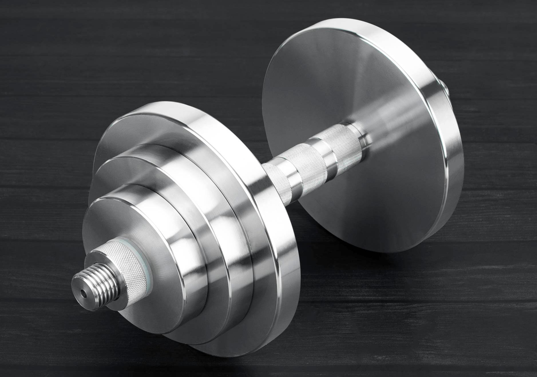 可调节不锈钢哑铃,选它准没错