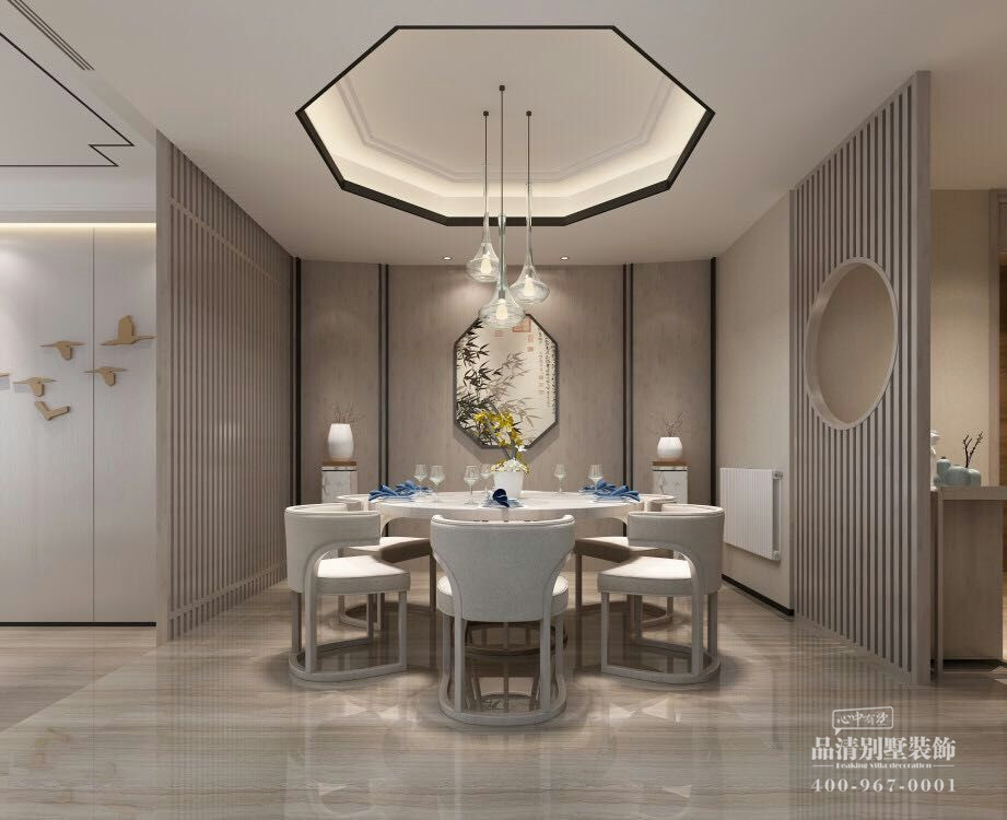 常州别墅装修有哪些风格,常州别墅装修空间规整的现代风格