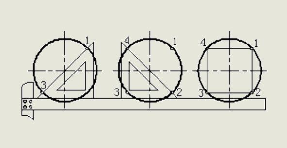 机械制图几何图形练习,机械制图几何作图视频教程
