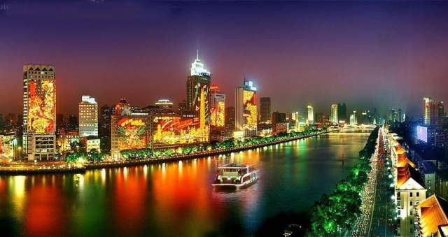 广州夜游珠江游船推荐,广州珠江豪华游轮夜游美景视频