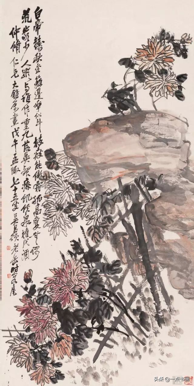 国画菊花画法步骤图解,国画菊花品种大全