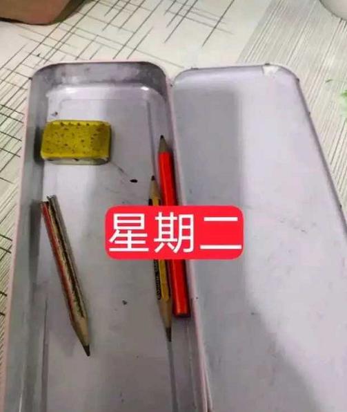 晒晒孩子的文具盒,一年级孩子文具盒变化