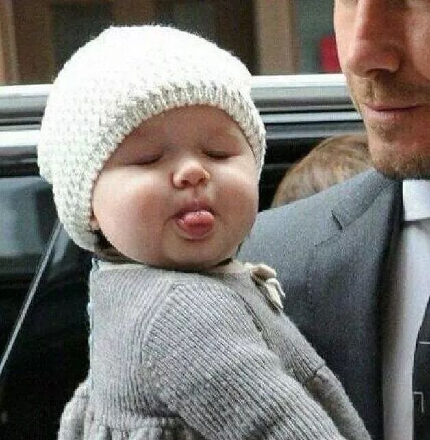 贝克汉姆可以学学黄磊，父爱不用嘴对嘴的亲吻来表达