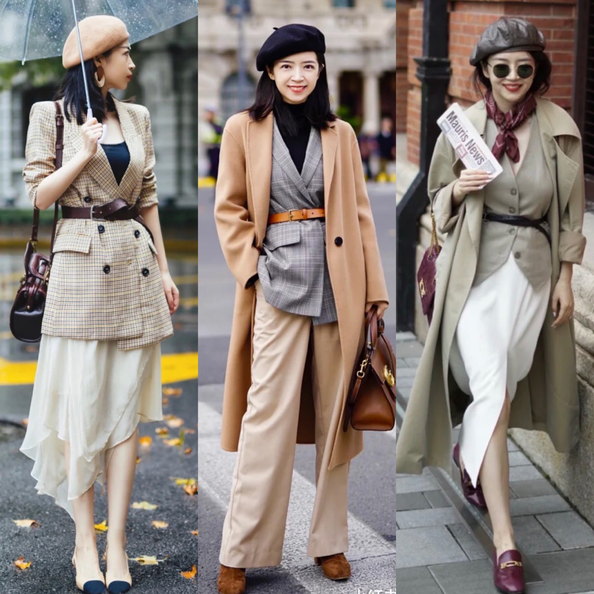 系细皮腰带方法简单又好看,系半截腰带方法简单又好看夏季