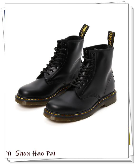drmartens杨幂同款秋冬拼接马丁靴,drmartens马丁靴1460荔枝纹测评