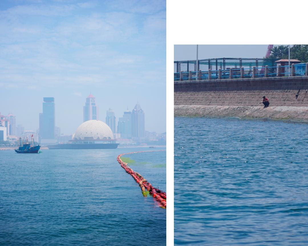 青岛的海给人很惬意,夏天青岛的海边热吗