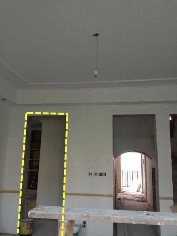 墙不平怎样封门头板,门洞太高石膏板封多少钱