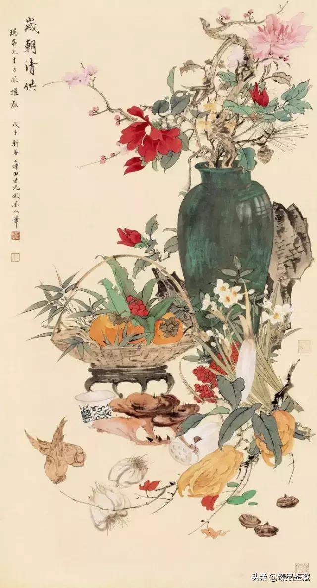 工笔大师田世光,工笔画大师田世光画孔雀好美