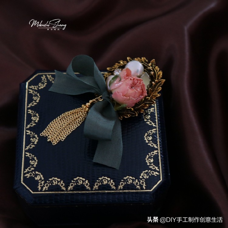 永生花首饰手工diy制作,制作永生花首饰