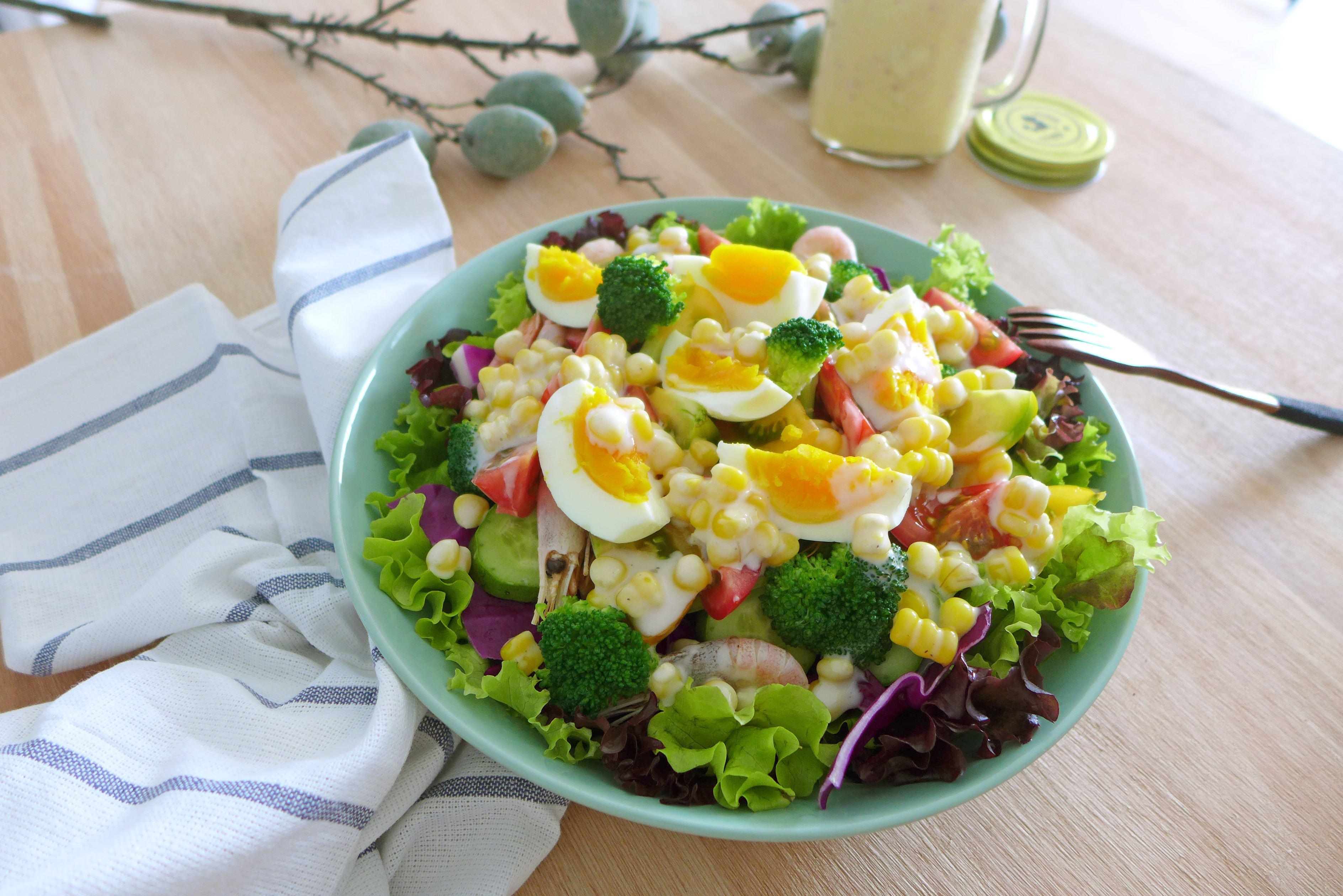 无油无糖的蔬菜沙拉怎么做,可以减脂的蔬菜沙拉做法