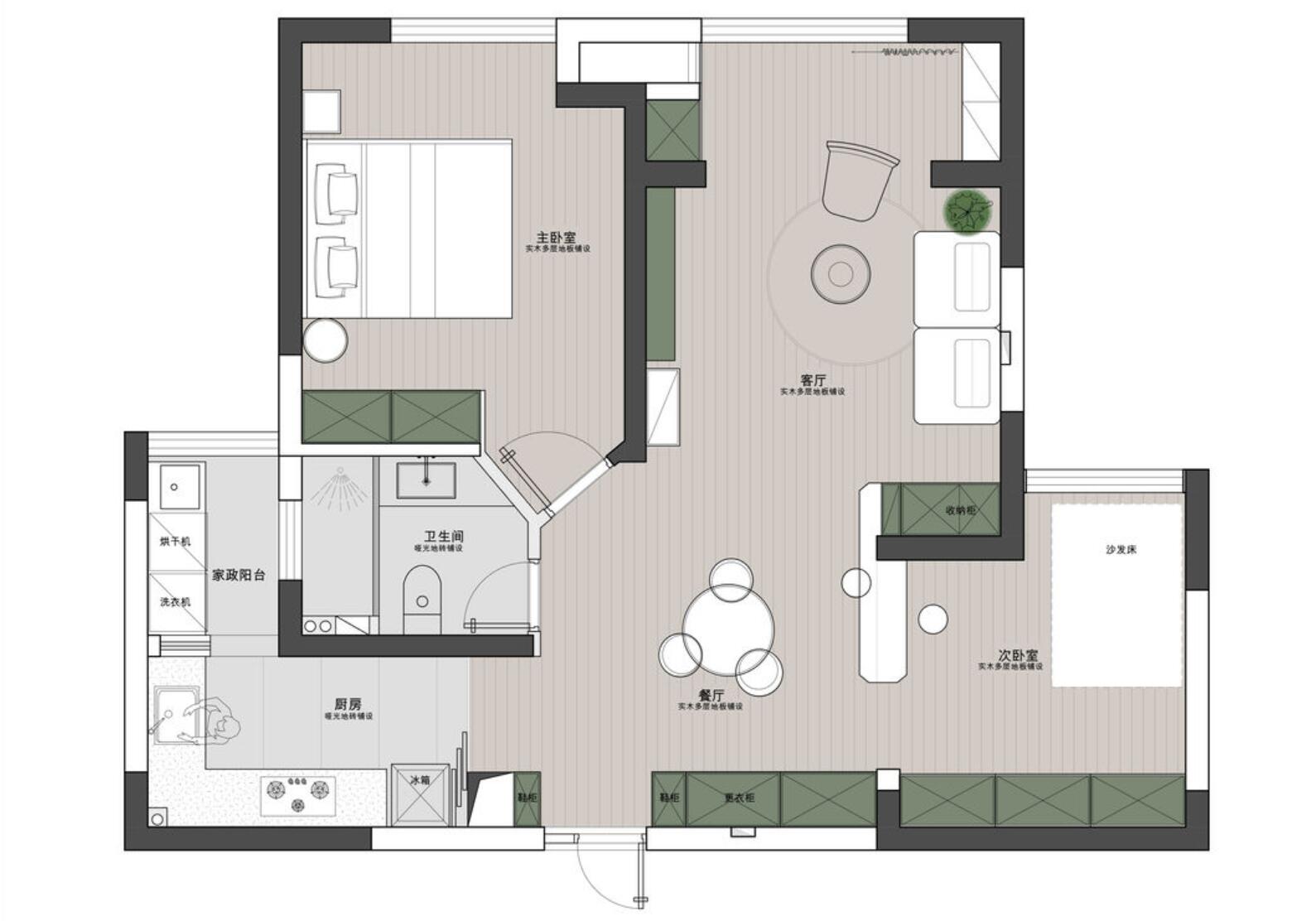 主卧门对入户门怎么改造,入户门正对主卧又没法改怎么办