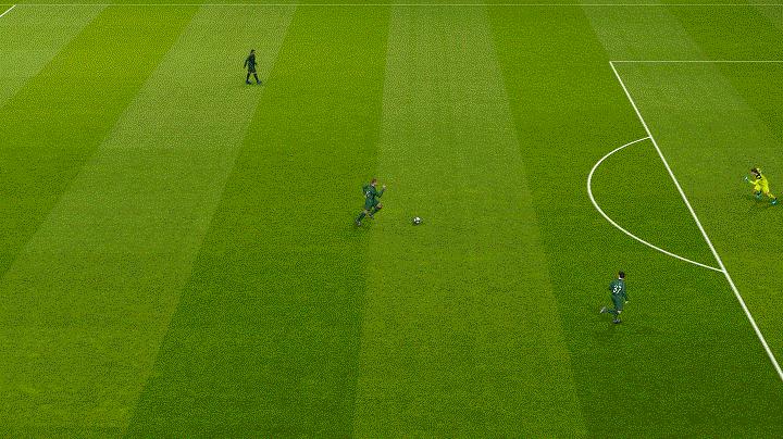 实况足球比赛实用技巧,实况2021运动战射门