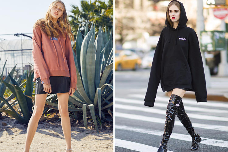 卫衣联名款有哪些,卫衣和裙子搭配层次感