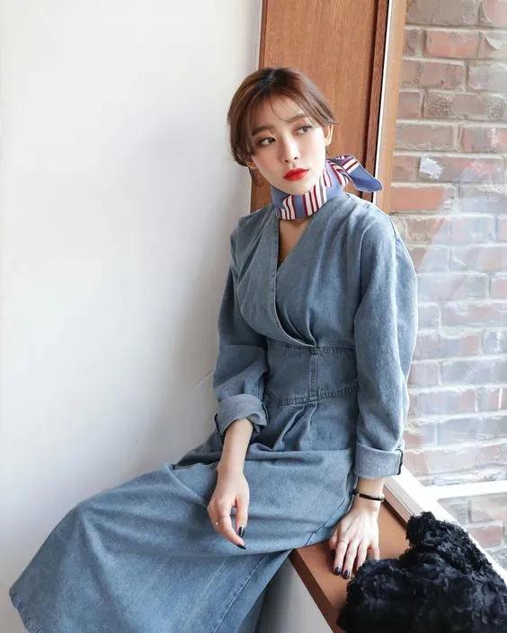 小方巾各种系法时尚,小方巾的10种最美系法配大衣