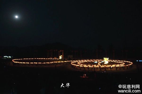 慈利龙潭河龙灯,慈利400米板板龙灯有多震撼