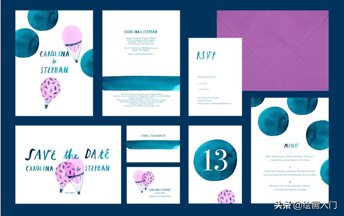 民族风插画简单又漂亮 (适合手绘的现代中国风插画)