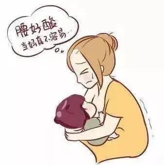 顺产坐月子抱娃腰疼怎么治,产后缓解腰痛能要小孩吗