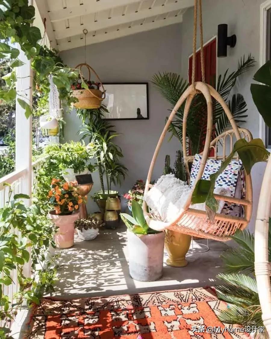 设计师家高颜值阳台极简设计,不靠墙大阳台怎么设计