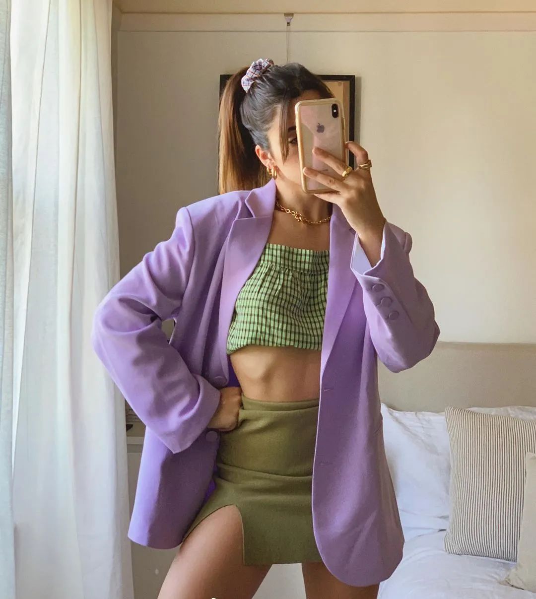 春夏就该选温柔挂！这个颜色的单品你衣柜里有吗？