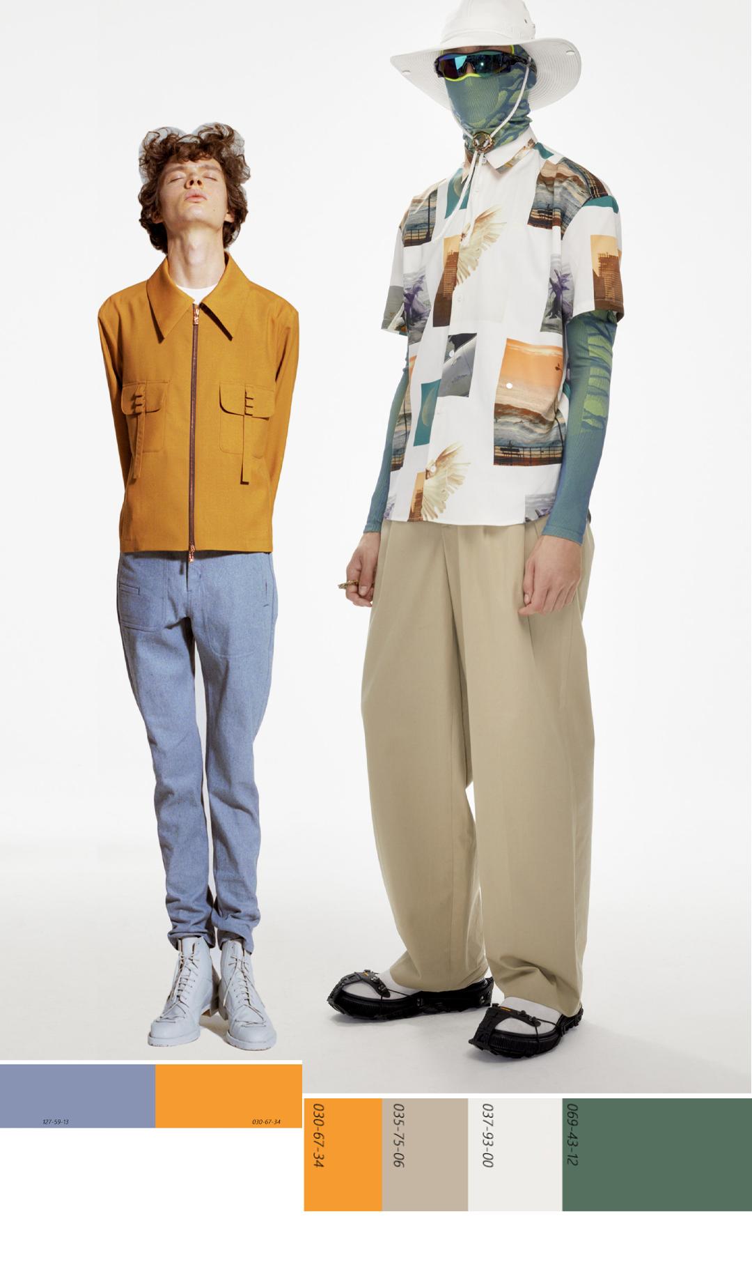 春夏男装色彩分析,2022秋冬男装颜色流行趋势