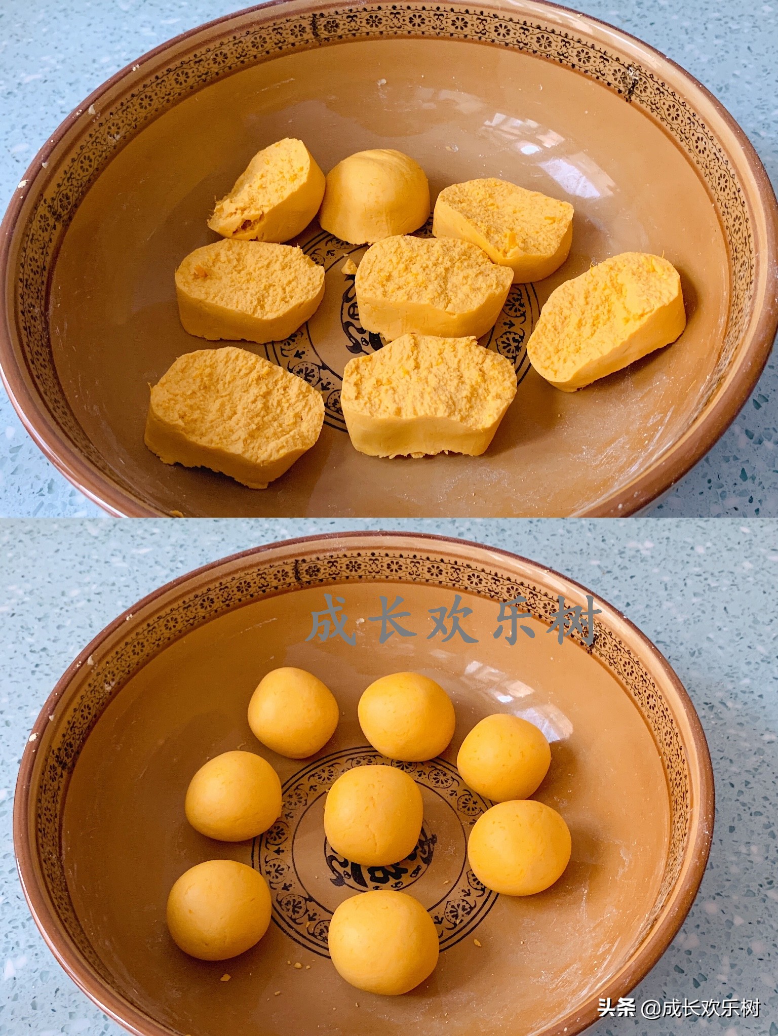 南瓜饼糯米粉和澄粉比例,南瓜饼做法到底用面粉还是糯米粉