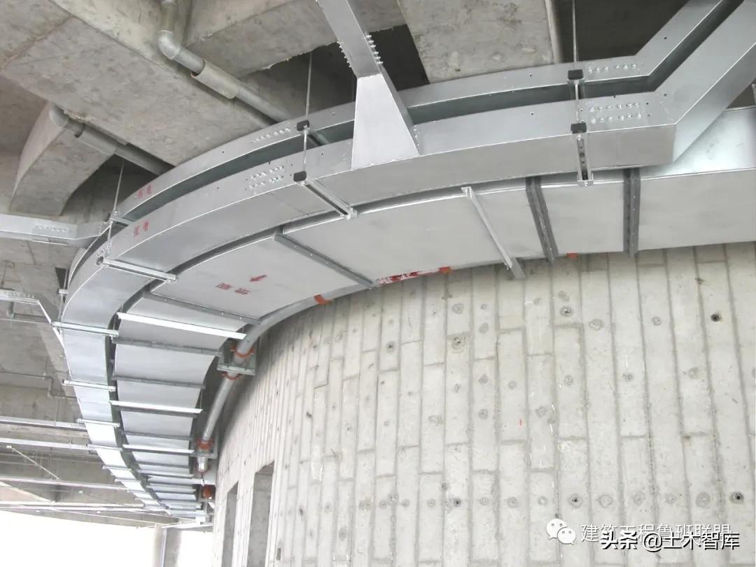 电缆桥架施工工艺图片,桥架电缆施工方法视频