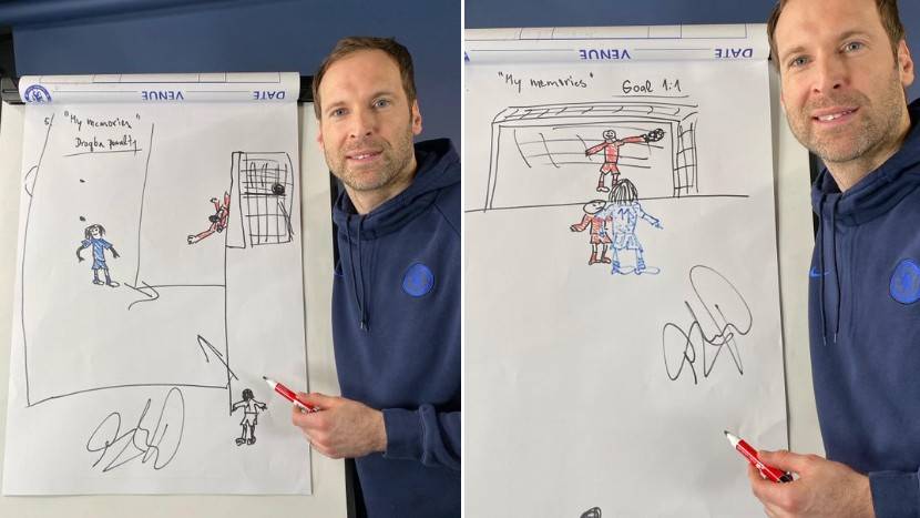 切赫十大疯狂扑救,传奇门将切赫