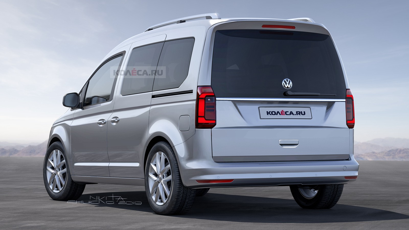 换装MQB平台外观更时尚，全新一代大众开迪渲染图曝光