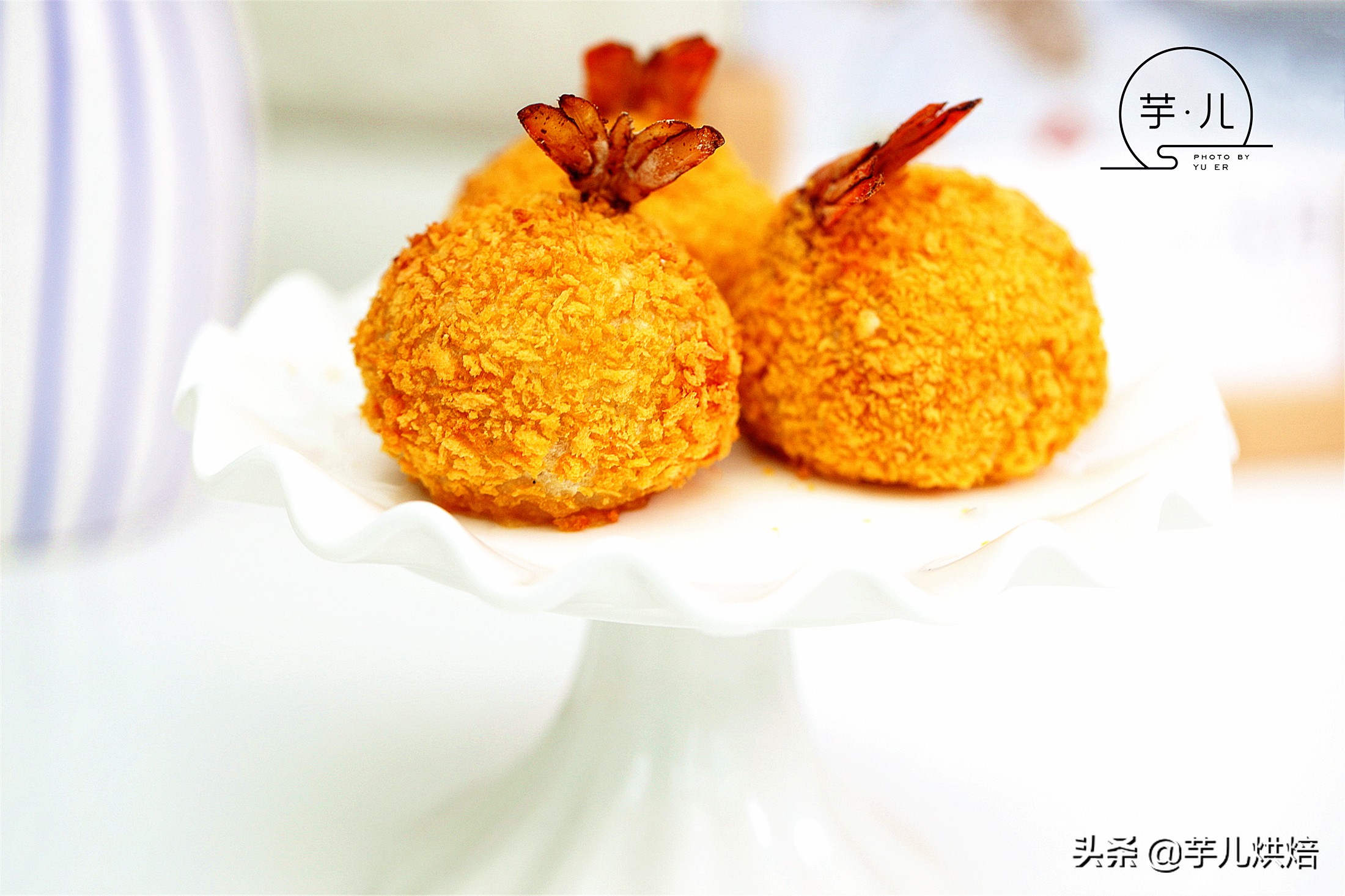 黄金虾球辅食做法大全,补钙鲜香黄金虾球只需要3种材料