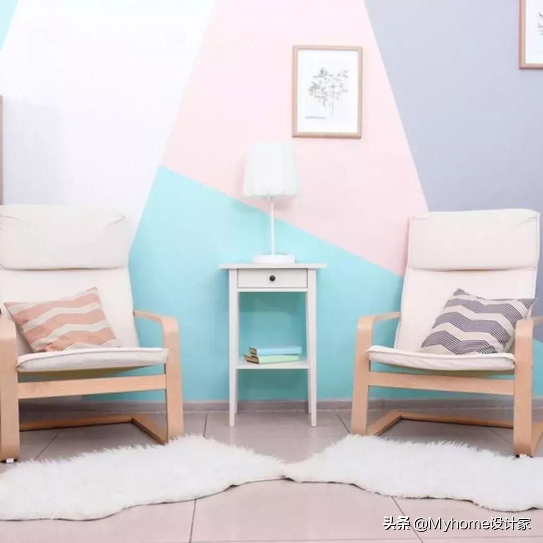 单一色墙过时了！3招色彩墙技巧，引领家居潮流！