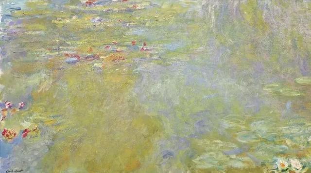 莫奈作品高清大图名画睡莲,莫奈的画高清大图睡莲