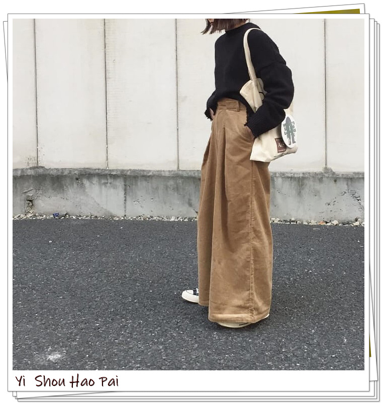 日本灯芯绒裤子,还在穿过时的牛仔裤