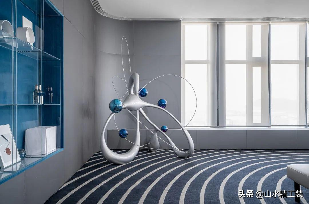 中国十大公装设计「山水精工装」丨赋予自然情绪的办公样板间