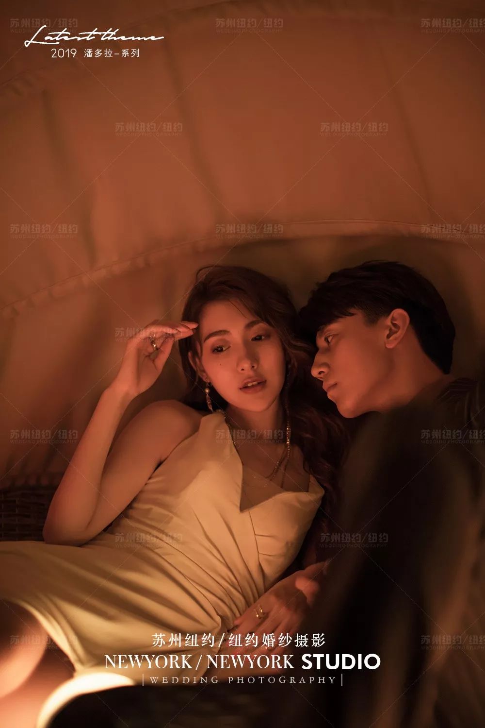 纽约曼哈顿婚纱展示,纽约夜景婚纱摄影