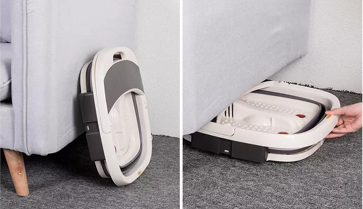 可加热足浴盆可折叠,折叠足浴按摩加热洗脚盆