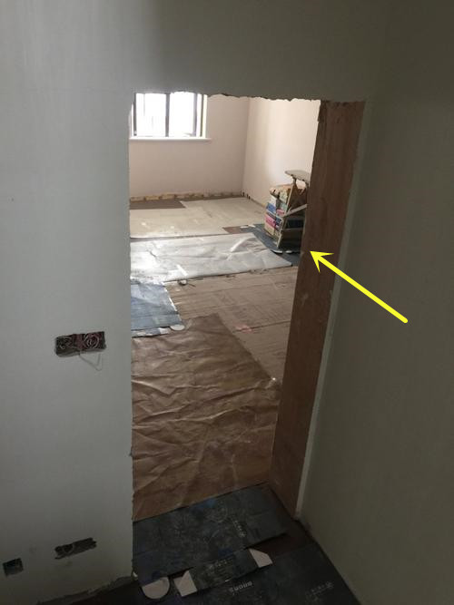 墙不平怎样封门头板,门洞太高石膏板封多少钱