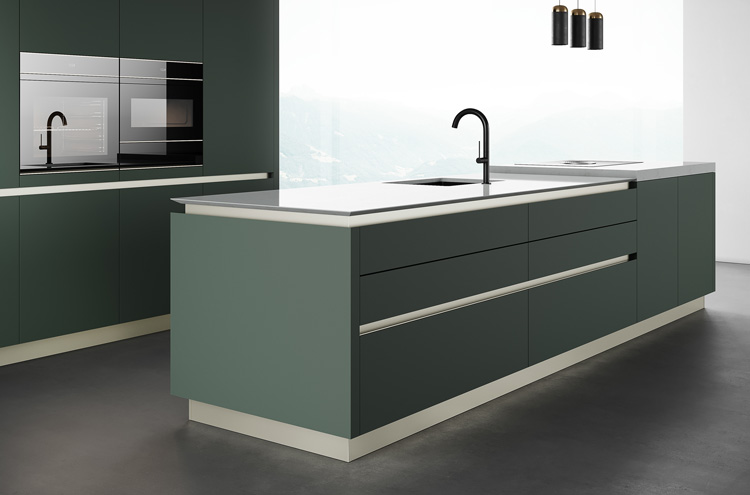 德式中岛餐桌,西式岛台橱柜