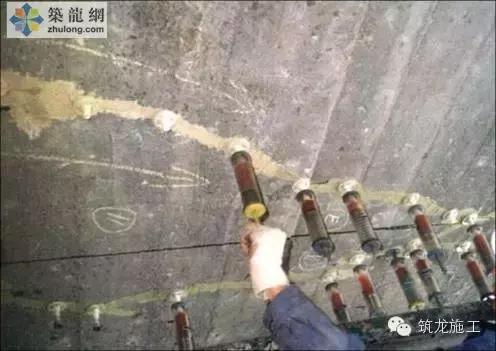 露筋混凝土修补,修补混凝土裂缝