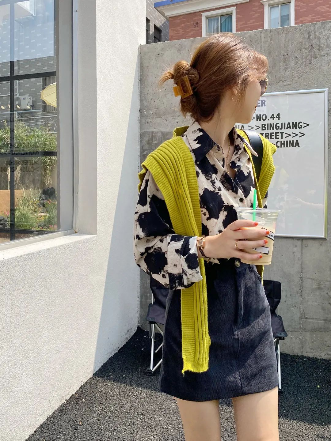 韩系慵懒日常穿搭,自带高级滤镜穿搭