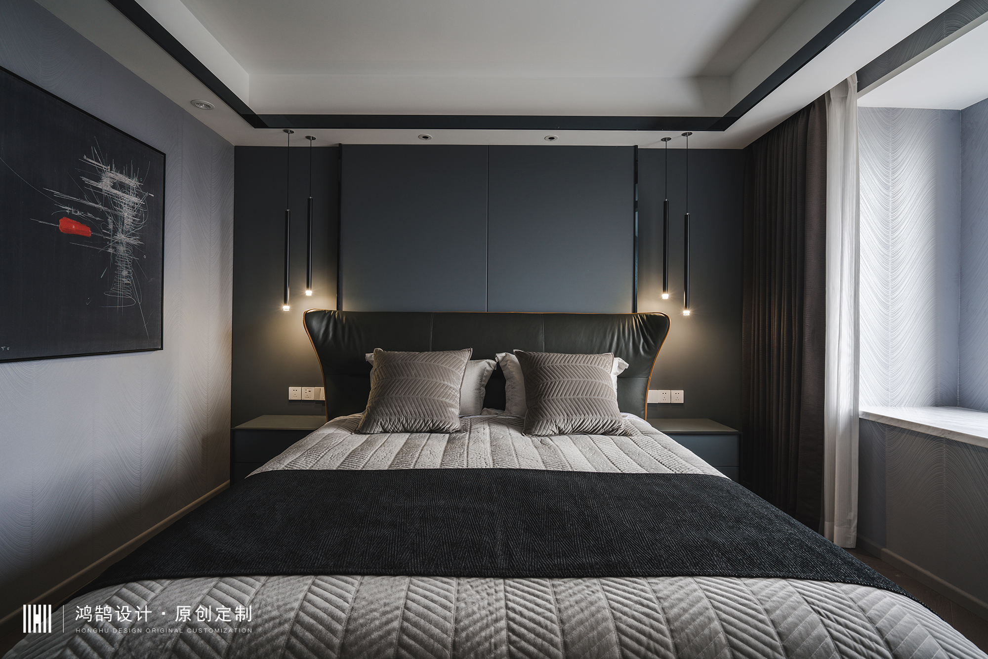 简约时尚主义拥护者：这个家“黑”的很明亮