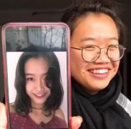 网恋奔现女生对比照片,网恋到奔现照片