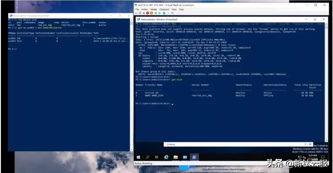 Windows上直接使用Ceph以及性能测试