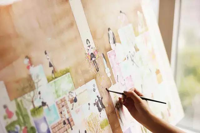 自己做ins插画卡片少女心 (少女心简单插画可爱小图案)