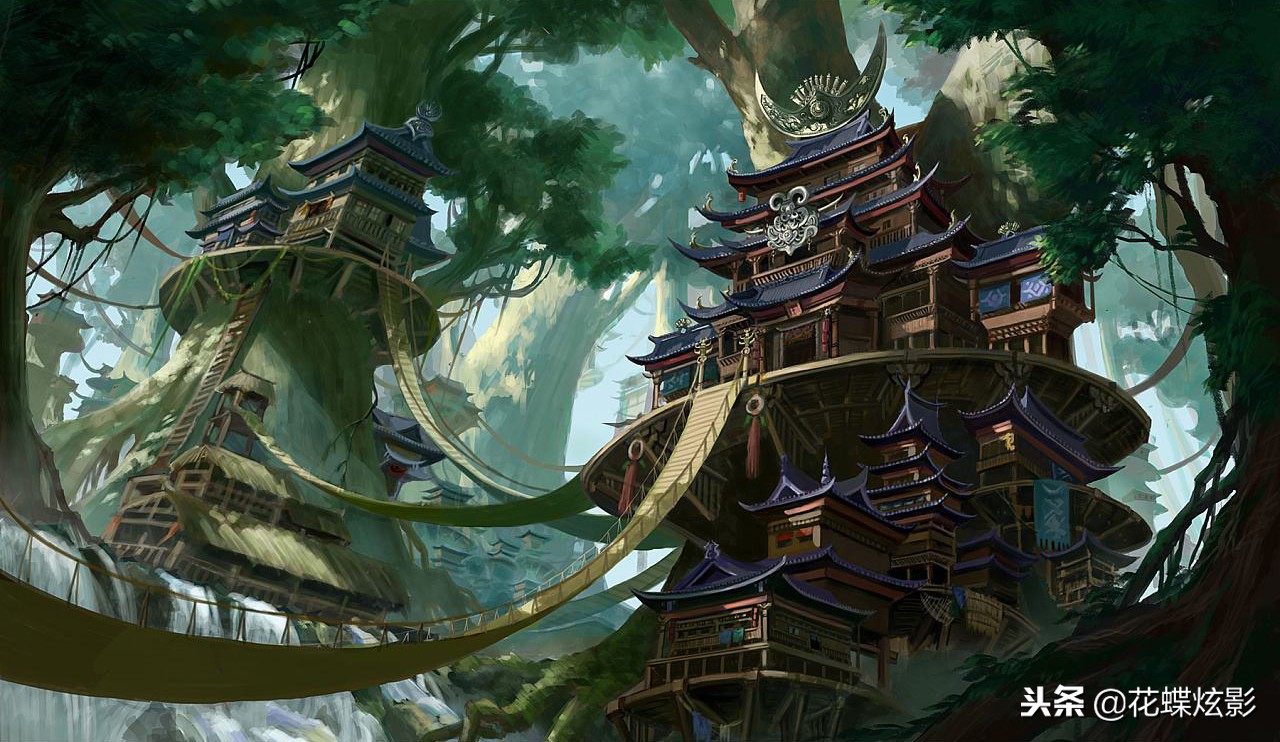 chatgpt场景原画,宏大的游戏场景原画图片