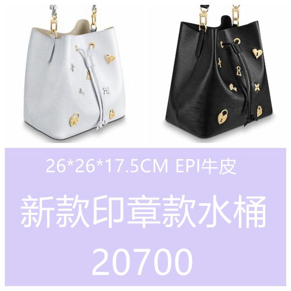 lvneonoe水桶包大象灰中号,lvneonoe水桶包新款上身效果