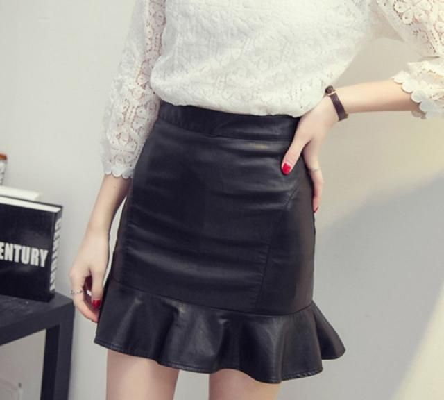 皮裙时尚最新款,女士又时尚又好看的皮裙